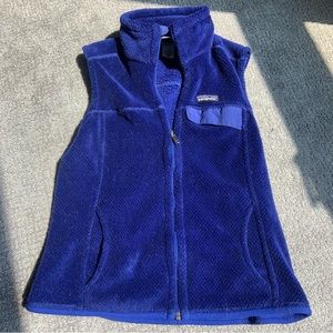 Women's Blue Fleece Vest